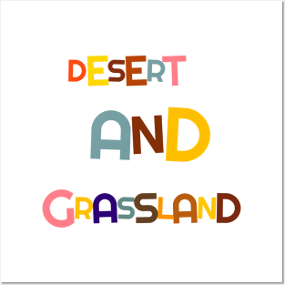 Deserts and grassland travelling Posters and Art